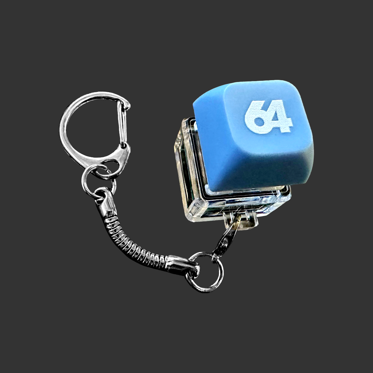 64 Keyboard Keychain