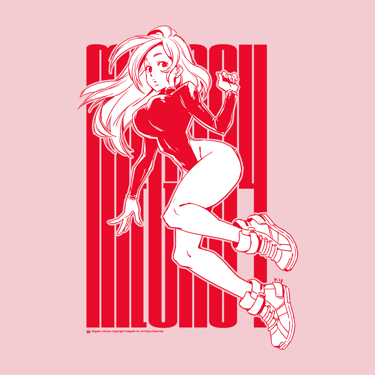 Mega64 X Kinuko Sweatshirt (Pink)