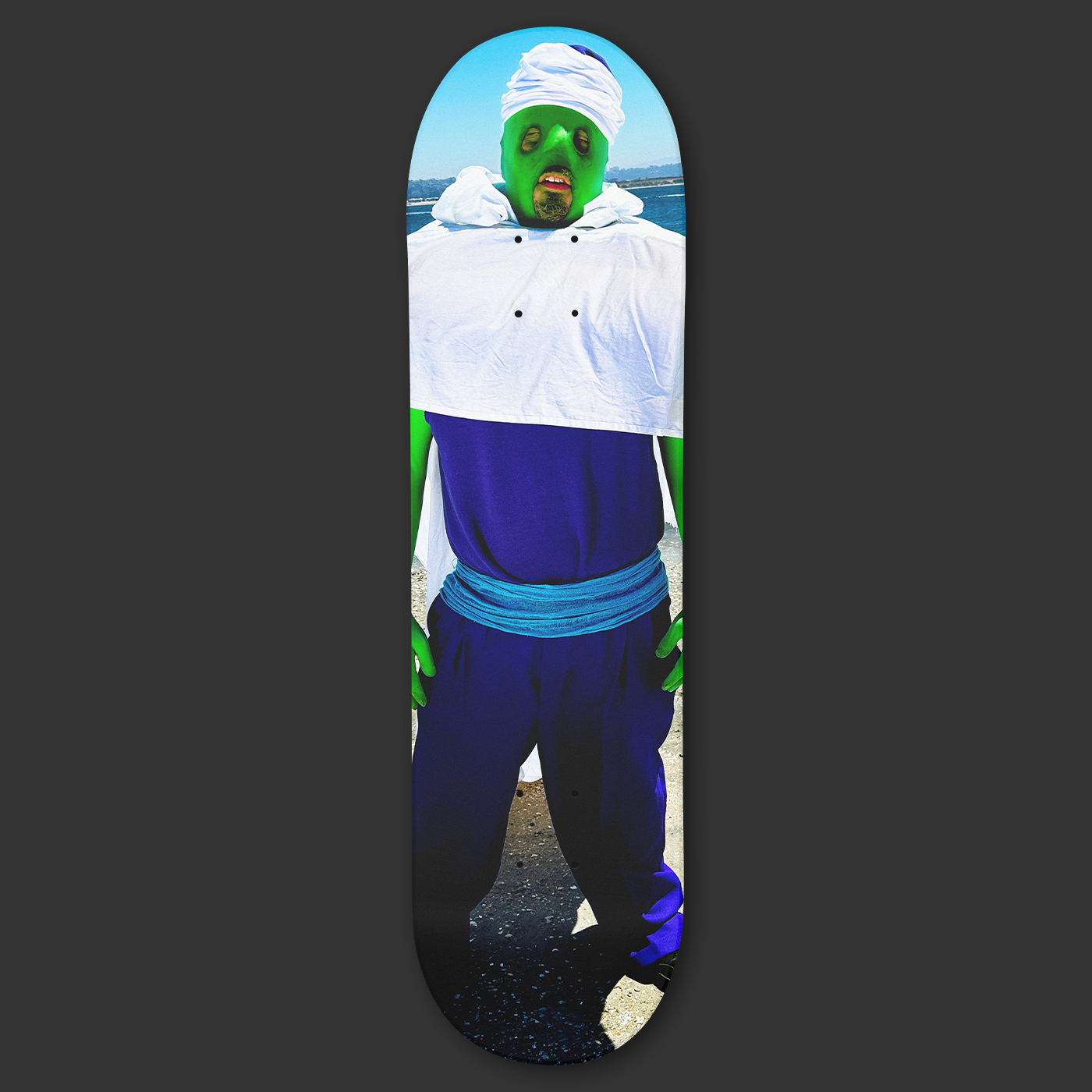 Green Man Skate Deck