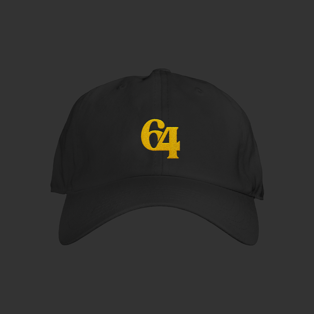 1964 Dad Hat (Black)