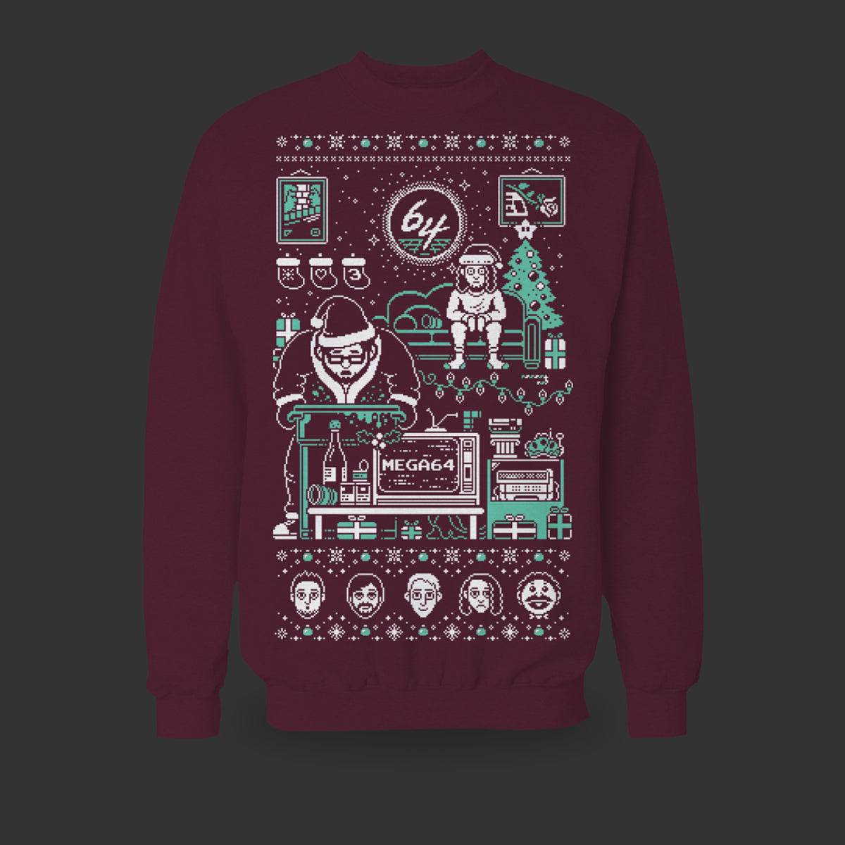 ChristmasCast Sweatshirt Mega64 Online Store