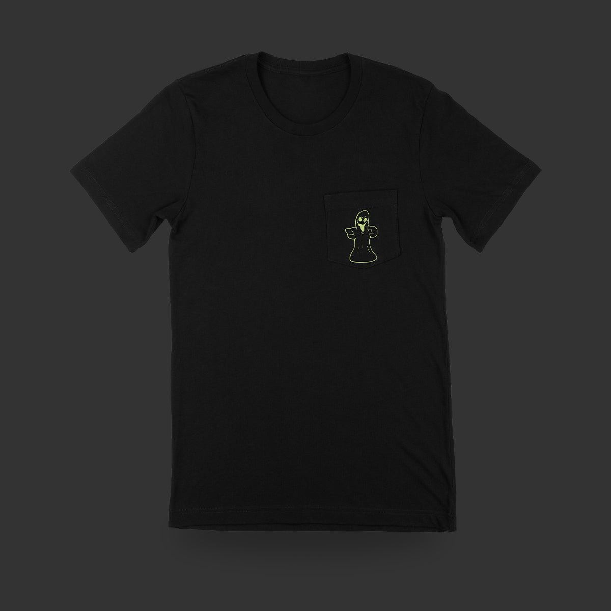 Ghost Pocket Tee (Glow In The Dark)