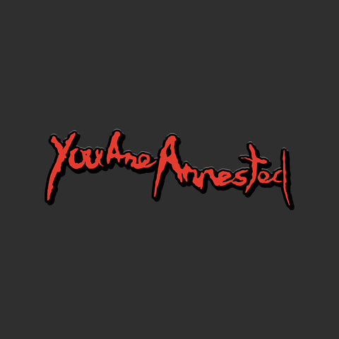 You Are Arrested Pin