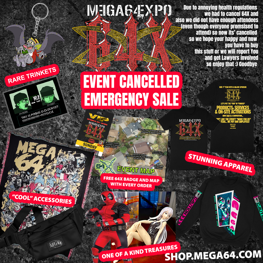 64X Event Cancellation Sale