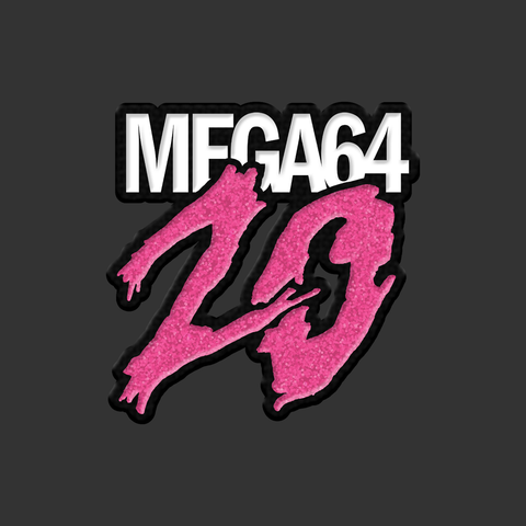 Mega64 20th Anniversary Pin