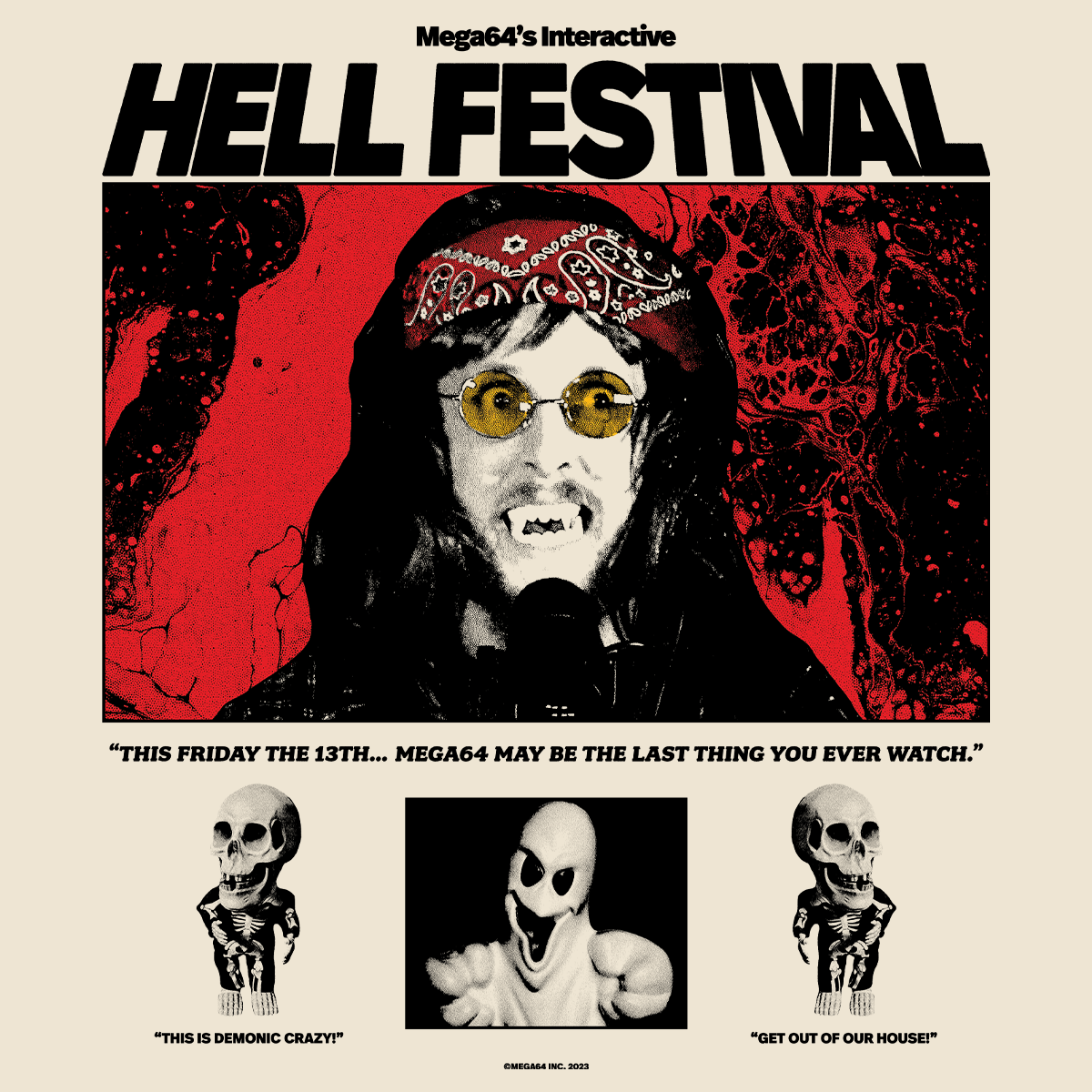 Interactive Hell Festival Shirt (Howlin' Howard)